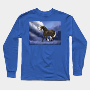 Silver Dapple Horse Long Sleeve T-Shirt